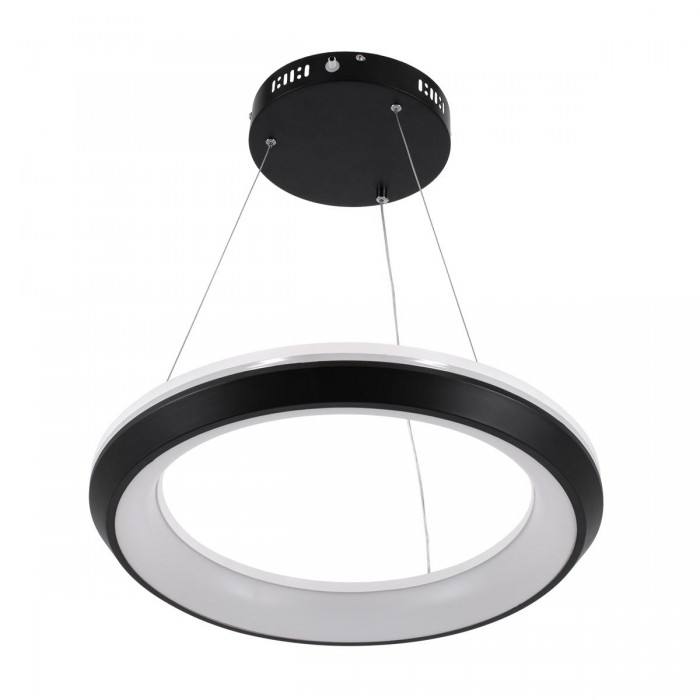 GloboStar® MELINA 61043 Κρεμαστή Πλαφονιέρα Οροφής Κύκλος LED CCT 55W 6376lm 120° AC 220-240V - Εναλλαγή Φωτισμού μέσω Τηλεχειριστηρίου All In One Ψυχρό Λευκό 6000k+Φυσικό Λευκό 4500k+Θερμό Λευκό 2700k Dimmable Φ48cm - Μαύρο - 3 Years Warranty GloboStar® MELINA 61043 Κρεμαστή Πλαφονιέρα Οροφής Κύκλος LED CCT 55W 6376lm 120° AC 220-240V - Εναλλαγή Φωτισμού μέσω Τηλεχειριστηρίου All In One Ψυχρό Λευκό 6000k+Φυσικό Λευκό 4500k+Θερμό Λευκό 2700k Dimmable Φ48cm - Μαύρο - 3 Years Warranty