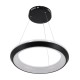 GloboStar® MELINA 61043 Κρεμαστή Πλαφονιέρα Οροφής Κύκλος LED CCT 55W 6376lm 120° AC 220-240V - Εναλλαγή Φωτισμού μέσω Τηλεχειριστηρίου All In One Ψυχρό Λευκό 6000k+Φυσικό Λευκό 4500k+Θερμό Λευκό 2700k Dimmable Φ48cm - Μαύρο - 3 Years Warranty GloboStar® MELINA 61043 Κρεμαστή Πλαφονιέρα Οροφής Κύκλος LED CCT 55W 6376lm 120° AC 220-240V - Εναλλαγή Φωτισμού μέσω Τηλεχειριστηρίου All In One Ψυχρό Λευκό 6000k+Φυσικό Λευκό 4500k+Θερμό Λευκό 2700k Dimmable Φ48cm - Μαύρο - 3 Years Warranty