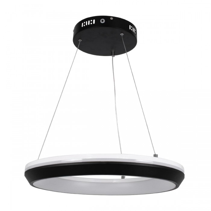 GloboStar® MELINA 61043 Κρεμαστή Πλαφονιέρα Οροφής Κύκλος LED CCT 55W 6376lm 120° AC 220-240V - Εναλλαγή Φωτισμού μέσω Τηλεχειριστηρίου All In One Ψυχρό Λευκό 6000k+Φυσικό Λευκό 4500k+Θερμό Λευκό 2700k Dimmable Φ48cm - Μαύρο - 3 Years Warranty GloboStar® MELINA 61043 Κρεμαστή Πλαφονιέρα Οροφής Κύκλος LED CCT 55W 6376lm 120° AC 220-240V - Εναλλαγή Φωτισμού μέσω Τηλεχειριστηρίου All In One Ψυχρό Λευκό 6000k+Φυσικό Λευκό 4500k+Θερμό Λευκό 2700k Dimmable Φ48cm - Μαύρο - 3 Years Warranty