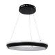 GloboStar® MELINA 61043 Κρεμαστή Πλαφονιέρα Οροφής Κύκλος LED CCT 55W 6376lm 120° AC 220-240V - Εναλλαγή Φωτισμού μέσω Τηλεχειριστηρίου All In One Ψυχρό Λευκό 6000k+Φυσικό Λευκό 4500k+Θερμό Λευκό 2700k Dimmable Φ48cm - Μαύρο - 3 Years Warranty GloboStar® MELINA 61043 Κρεμαστή Πλαφονιέρα Οροφής Κύκλος LED CCT 55W 6376lm 120° AC 220-240V - Εναλλαγή Φωτισμού μέσω Τηλεχειριστηρίου All In One Ψυχρό Λευκό 6000k+Φυσικό Λευκό 4500k+Θερμό Λευκό 2700k Dimmable Φ48cm - Μαύρο - 3 Years Warranty
