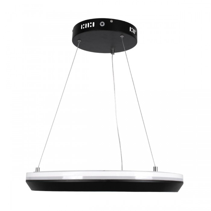 GloboStar® MELINA 61043 Κρεμαστή Πλαφονιέρα Οροφής Κύκλος LED CCT 55W 6376lm 120° AC 220-240V - Εναλλαγή Φωτισμού μέσω Τηλεχειριστηρίου All In One Ψυχρό Λευκό 6000k+Φυσικό Λευκό 4500k+Θερμό Λευκό 2700k Dimmable Φ48cm - Μαύρο - 3 Years Warranty GloboStar® MELINA 61043 Κρεμαστή Πλαφονιέρα Οροφής Κύκλος LED CCT 55W 6376lm 120° AC 220-240V - Εναλλαγή Φωτισμού μέσω Τηλεχειριστηρίου All In One Ψυχρό Λευκό 6000k+Φυσικό Λευκό 4500k+Θερμό Λευκό 2700k Dimmable Φ48cm - Μαύρο - 3 Years Warranty