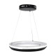 GloboStar® MELINA 61043 Κρεμαστή Πλαφονιέρα Οροφής Κύκλος LED CCT 55W 6376lm 120° AC 220-240V - Εναλλαγή Φωτισμού μέσω Τηλεχειριστηρίου All In One Ψυχρό Λευκό 6000k+Φυσικό Λευκό 4500k+Θερμό Λευκό 2700k Dimmable Φ48cm - Μαύρο - 3 Years Warranty GloboStar® MELINA 61043 Κρεμαστή Πλαφονιέρα Οροφής Κύκλος LED CCT 55W 6376lm 120° AC 220-240V - Εναλλαγή Φωτισμού μέσω Τηλεχειριστηρίου All In One Ψυχρό Λευκό 6000k+Φυσικό Λευκό 4500k+Θερμό Λευκό 2700k Dimmable Φ48cm - Μαύρο - 3 Years Warranty