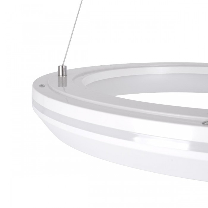 GloboStar® MELINA 61044 Κρεμαστή Πλαφονιέρα Οροφής Κύκλος LED CCT 55W 6376lm 120° AC 220-240V - Εναλλαγή Φωτισμού μέσω Τηλεχειριστηρίου All In One Ψυχρό Λευκό 6000k+Φυσικό Λευκό 4500k+Θερμό Λευκό 2700k Dimmable Φ48cm - Λευκό - 3 Years Warranty GloboStar® MELINA 61044 Κρεμαστή Πλαφονιέρα Οροφής Κύκλος LED CCT 55W 6376lm 120° AC 220-240V - Εναλλαγή Φωτισμού μέσω Τηλεχειριστηρίου All In One Ψυχρό Λευκό 6000k+Φυσικό Λευκό 4500k+Θερμό Λευκό 2700k Dimmable Φ48cm - Λευκό - 3 Years Warranty
