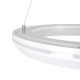 GloboStar® MELINA 61044 Κρεμαστή Πλαφονιέρα Οροφής Κύκλος LED CCT 55W 6376lm 120° AC 220-240V - Εναλλαγή Φωτισμού μέσω Τηλεχειριστηρίου All In One Ψυχρό Λευκό 6000k+Φυσικό Λευκό 4500k+Θερμό Λευκό 2700k Dimmable Φ48cm - Λευκό - 3 Years Warranty GloboStar® MELINA 61044 Κρεμαστή Πλαφονιέρα Οροφής Κύκλος LED CCT 55W 6376lm 120° AC 220-240V - Εναλλαγή Φωτισμού μέσω Τηλεχειριστηρίου All In One Ψυχρό Λευκό 6000k+Φυσικό Λευκό 4500k+Θερμό Λευκό 2700k Dimmable Φ48cm - Λευκό - 3 Years Warranty