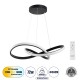 GloboStar® DEXTER 61049 Κρεμαστό Φωτιστικό Οροφής Design LED CCT 72W 8064lm 300° AC 220-240V - Εναλλαγή Φωτισμού μέσω Τηλεχειριστηρίου All In One Ψυχρό 6000k+Φυσικό 4500k+Θερμό 2700k Dimmable Φ56cm - Μαύρο - 3 Years Warranty GloboStar® DEXTER 61049 Κρεμαστό Φωτιστικό Οροφής Design LED CCT 72W 8064lm 300° AC 220-240V - Εναλλαγή Φωτισμού μέσω Τηλεχειριστηρίου All In One Ψυχρό 6000k+Φυσικό 4500k+Θερμό 2700k Dimmable Φ56cm - Μαύρο - 3 Years Warranty