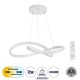 GloboStar® DEXTER 61050 Κρεμαστό Φωτιστικό Οροφής Design LED CCT 72W 8064lm 300° AC 220-240V - Εναλλαγή Φωτισμού μέσω Τηλεχειριστηρίου All In One Ψυχρό 6000k+Φυσικό 4500k+Θερμό 2700k Dimmable Φ56cm - Λευκό - 3 Years Warranty GloboStar® DEXTER 61050 Κρεμαστό Φωτιστικό Οροφής Design LED CCT 72W 8064lm 300° AC 220-240V - Εναλλαγή Φωτισμού μέσω Τηλεχειριστηρίου All In One Ψυχρό 6000k+Φυσικό 4500k+Θερμό 2700k Dimmable Φ56cm - Λευκό - 3 Years Warranty