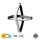 GloboStar® ROSE 61064 Κρεμαστό Φωτιστικό Οροφής Design LED CCT 22W 2640lm 300° AC 220-240V - Εναλλαγή Φωτισμού μέσω Διακόπτη On/Off All In One Ψυχρό 6000k+Φυσικό 4500k+Θερμό 2700k Μ24 x Π22 x Υ24cm - Μαύρο GloboStar® ROSE 61064 Κρεμαστό Φωτιστικό Οροφής Design LED CCT 22W 2640lm 300° AC 220-240V - Εναλλαγή Φωτισμού μέσω Διακόπτη On/Off All In One Ψυχρό 6000k+Φυσικό 4500k+Θερμό 2700k Μ24 x Π22 x Υ24cm - Μαύρο