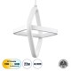 GloboStar® ROSE 61065 Κρεμαστό Φωτιστικό Οροφής Design LED CCT 22W 2640lm 300° AC 220-240V - Εναλλαγή Φωτισμού μέσω Διακόπτη On/Off All In One Ψυχρό 6000k+Φυσικό 4500k+Θερμό 2700k Μ24 x Π22 x Υ24cm - Λευκό GloboStar® ROSE 61065 Κρεμαστό Φωτιστικό Οροφής Design LED CCT 22W 2640lm 300° AC 220-240V - Εναλλαγή Φωτισμού μέσω Διακόπτη On/Off All In One Ψυχρό 6000k+Φυσικό 4500k+Θερμό 2700k Μ24 x Π22 x Υ24cm - Λευκό