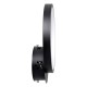 GloboStar® TED 61070 Φωτιστικό Τοίχου - Απλίκα Design LED CCT 9W 1080lm 300° AC 220-240V - Εναλλαγή Φωτισμού μέσω Διακόπτη On/Off All In One Ψυχρό 6000k+Φυσικό 4500k+Θερμό 2700k Μ20 x Π5.5 x Υ23cm - Μαύρο