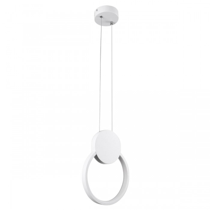 GloboStar® CYCLOS 61074 Κρεμαστό Φωτιστικό Οροφής Design LED CCT 9W 1080lm 300° AC 220-240V - Εναλλαγή Φωτισμού μέσω Διακόπτη On/Off All In One Ψυχρό 6000k+Φυσικό 4500k+Θερμό 2700k Μ21 x Π2.3 x Υ26.5cm - Λευκό GloboStar® CYCLOS 61074 Κρεμαστό Φωτιστικό Οροφής Design LED CCT 9W 1080lm 300° AC 220-240V - Εναλλαγή Φωτισμού μέσω Διακόπτη On/Off All In One Ψυχρό 6000k+Φυσικό 4500k+Θερμό 2700k Μ21 x Π2.3 x Υ26.5cm - Λευκό