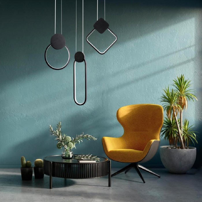 GloboStar® MARY 61082 Κρεμαστό Φωτιστικό Οροφής Design LED CCT 12W 1440lm 300° AC 220-240V - Εναλλαγή Φωτισμού μέσω Διακόπτη On/Off All In One Ψυχρό 6000k+Φυσικό 4500k+Θερμό 2700k Μ20 x Π2.3 x Υ28.5cm - Μαύρο GloboStar® MARY 61082 Κρεμαστό Φωτιστικό Οροφής Design LED CCT 12W 1440lm 300° AC 220-240V - Εναλλαγή Φωτισμού μέσω Διακόπτη On/Off All In One Ψυχρό 6000k+Φυσικό 4500k+Θερμό 2700k Μ20 x Π2.3 x Υ28.5cm - Μαύρο