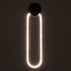 GloboStar® ILDI 61088 Κρεμαστό Φωτιστικό Οροφής Design LED CCT 12W 1440lm 300° AC 220-240V - Εναλλαγή Φωτισμού μέσω Διακόπτη On/Off All In One Ψυχρό 6000k+Φυσικό 4500k+Θερμό 2700k Μ10 x Π2.3 x Υ38cm - Μαύρο