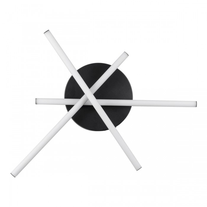 GloboStar® DRACO 61093 Φωτιστικό Οροφής Γραμμικό Linear Design LED CCT 45W 5535lm 120° AC 220-240V - Εναλλαγή Φωτισμού μέσω Τηλεχειριστηρίου All In One Ψυχρό 6000k+Φυσικό 4500k+Θερμό 2700k Dimmable Φ50 x Υ11cm - Μαύρο - 3 Years Warranty