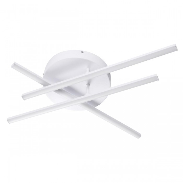 GloboStar® DRACO 61094 Φωτιστικό Οροφής Γραμμικό Linear Design LED CCT 45W 5535lm 120° AC 220-240V - Εναλλαγή Φωτισμού μέσω Τηλεχειριστηρίου All In One Ψυχρό 6000k+Φυσικό 4500k+Θερμό 2700k Dimmable Φ50 x Υ11cm - Λευκό - 3 Years Warranty