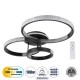 GloboStar® DIAMOND 61114 Φωτιστικό Οροφής Δαχτυλίδι-Κύκλος LED CCT 100W 12123lm 360° AC 220-240V - Εναλλαγή Φωτισμού μέσω Τηλεχειριστηρίου All In One Ψυχρό 6000k+Φυσικό 4500k+Θερμό 2700k Dimmable Φ30+40+50cm+BackLight - Μαύρο - 3 Years Warranty GloboStar® DIAMOND 61114 Φωτιστικό Οροφής Δαχτυλίδι-Κύκλος LED CCT 100W 12123lm 360° AC 220-240V - Εναλλαγή Φωτισμού μέσω Τηλεχειριστηρίου All In One Ψυχρό 6000k+Φυσικό 4500k+Θερμό 2700k Dimmable Φ30+40+50cm+BackLight - Μαύρο - 3 Years Warranty