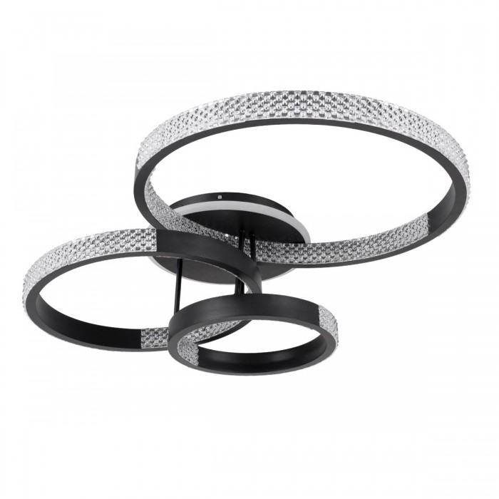 GloboStar® DIAMOND 61114 Φωτιστικό Οροφής Δαχτυλίδι-Κύκλος LED CCT 100W 12123lm 360° AC 220-240V - Εναλλαγή Φωτισμού μέσω Τηλεχειριστηρίου All In One Ψυχρό 6000k+Φυσικό 4500k+Θερμό 2700k Dimmable Φ30+40+50cm+BackLight - Μαύρο - 3 Years Warranty GloboStar® DIAMOND 61114 Φωτιστικό Οροφής Δαχτυλίδι-Κύκλος LED CCT 100W 12123lm 360° AC 220-240V - Εναλλαγή Φωτισμού μέσω Τηλεχειριστηρίου All In One Ψυχρό 6000k+Φυσικό 4500k+Θερμό 2700k Dimmable Φ30+40+50cm+BackLight - Μαύρο - 3 Years Warranty