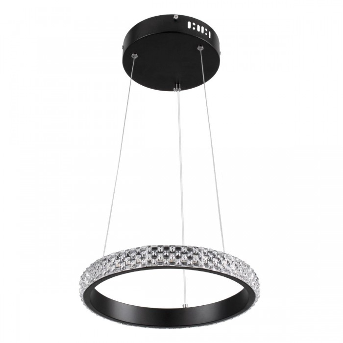GloboStar® DIAMOND 61126 Κρεμαστό Φωτιστικό Δαχτυλίδι-Κύκλος LED CCT 20W 2356lm 360° AC 220-240V - Εναλλαγή Φωτισμού μέσω Τηλεχειριστηρίου All In One Ψυχρό 6000k+Φυσικό 4500k+Θερμό 2700k Dimmable Φ25cm - Μαύρο - 3 Years Warranty GloboStar® DIAMOND 61126 Κρεμαστό Φωτιστικό Δαχτυλίδι-Κύκλος LED CCT 20W 2356lm 360° AC 220-240V - Εναλλαγή Φωτισμού μέσω Τηλεχειριστηρίου All In One Ψυχρό 6000k+Φυσικό 4500k+Θερμό 2700k Dimmable Φ25cm - Μαύρο - 3 Years Warranty