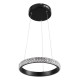GloboStar® DIAMOND 61126 Κρεμαστό Φωτιστικό Δαχτυλίδι-Κύκλος LED CCT 20W 2356lm 360° AC 220-240V - Εναλλαγή Φωτισμού μέσω Τηλεχειριστηρίου All In One Ψυχρό 6000k+Φυσικό 4500k+Θερμό 2700k Dimmable Φ25cm - Μαύρο - 3 Years Warranty GloboStar® DIAMOND 61126 Κρεμαστό Φωτιστικό Δαχτυλίδι-Κύκλος LED CCT 20W 2356lm 360° AC 220-240V - Εναλλαγή Φωτισμού μέσω Τηλεχειριστηρίου All In One Ψυχρό 6000k+Φυσικό 4500k+Θερμό 2700k Dimmable Φ25cm - Μαύρο - 3 Years Warranty