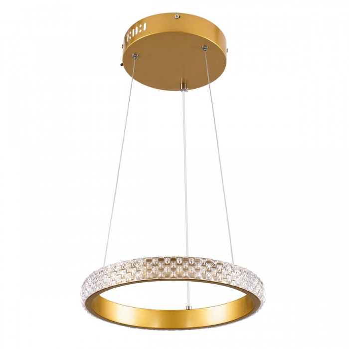 GloboStar® DIAMOND 61127 Κρεμαστό Φωτιστικό Δαχτυλίδι-Κύκλος LED CCT 20W 2356lm 360° AC 220-240V - Εναλλαγή Φωτισμού μέσω Τηλεχειριστηρίου All In One Ψυχρό 6000k+Φυσικό 4500k+Θερμό 2700k Dimmable Φ25cm - Χρυσό Βούρτσας - 3 Years Warranty GloboStar® DIAMOND 61127 Κρεμαστό Φωτιστικό Δαχτυλίδι-Κύκλος LED CCT 20W 2356lm 360° AC 220-240V - Εναλλαγή Φωτισμού μέσω Τηλεχειριστηρίου All In One Ψυχρό 6000k+Φυσικό 4500k+Θερμό 2700k Dimmable Φ25cm - Χρυσό Βούρτσας - 3 Years Warranty