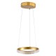 GloboStar® DIAMOND 61127 Κρεμαστό Φωτιστικό Δαχτυλίδι-Κύκλος LED CCT 20W 2356lm 360° AC 220-240V - Εναλλαγή Φωτισμού μέσω Τηλεχειριστηρίου All In One Ψυχρό 6000k+Φυσικό 4500k+Θερμό 2700k Dimmable Φ25cm - Χρυσό Βούρτσας - 3 Years Warranty GloboStar® DIAMOND 61127 Κρεμαστό Φωτιστικό Δαχτυλίδι-Κύκλος LED CCT 20W 2356lm 360° AC 220-240V - Εναλλαγή Φωτισμού μέσω Τηλεχειριστηρίου All In One Ψυχρό 6000k+Φυσικό 4500k+Θερμό 2700k Dimmable Φ25cm - Χρυσό Βούρτσας - 3 Years Warranty