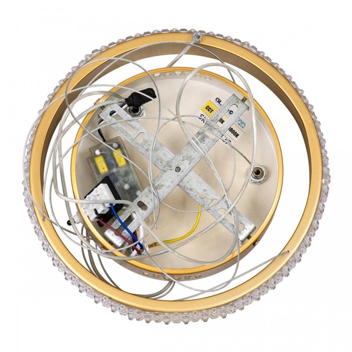 GloboStar® DIAMOND 61127 Κρεμαστό Φωτιστικό Δαχτυλίδι-Κύκλος LED CCT 20W 2356lm 360° AC 220-240V - Εναλλαγή Φωτισμού μέσω Τηλεχειριστηρίου All In One Ψυχρό 6000k+Φυσικό 4500k+Θερμό 2700k Dimmable Φ25cm - Χρυσό Βούρτσας - 3 Years Warranty GloboStar® DIAMOND 61127 Κρεμαστό Φωτιστικό Δαχτυλίδι-Κύκλος LED CCT 20W 2356lm 360° AC 220-240V - Εναλλαγή Φωτισμού μέσω Τηλεχειριστηρίου All In One Ψυχρό 6000k+Φυσικό 4500k+Θερμό 2700k Dimmable Φ25cm - Χρυσό Βούρτσας - 3 Years Warranty