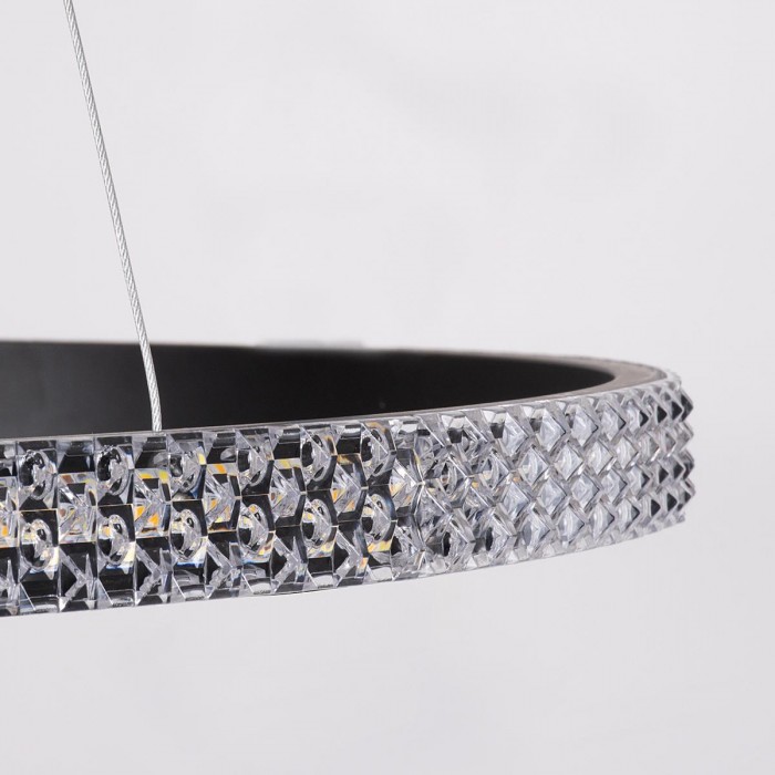 GloboStar® DIAMOND 61128 Κρεμαστό Φωτιστικό Δαχτυλίδι-Κύκλος LED CCT 30W 3513lm 360° AC 220-240V - Εναλλαγή Φωτισμού μέσω Τηλεχειριστηρίου All In One Ψυχρό 6000k+Φυσικό 4500k+Θερμό 2700k Dimmable Φ40cm - Μαύρο - 3 Years Warranty GloboStar® DIAMOND 61128 Κρεμαστό Φωτιστικό Δαχτυλίδι-Κύκλος LED CCT 30W 3513lm 360° AC 220-240V - Εναλλαγή Φωτισμού μέσω Τηλεχειριστηρίου All In One Ψυχρό 6000k+Φυσικό 4500k+Θερμό 2700k Dimmable Φ40cm - Μαύρο - 3 Years Warranty