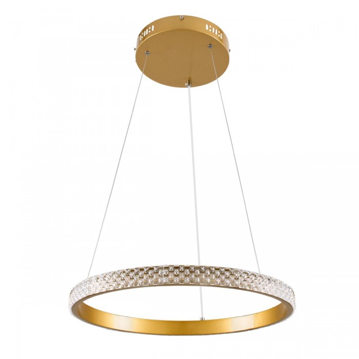 GloboStar® DIAMOND 61129 Κρεμαστό Φωτιστικό Δαχτυλίδι-Κύκλος LED CCT 30W 3513lm 360° AC 220-240V - Εναλλαγή Φωτισμού μέσω Τηλεχειριστηρίου All In One Ψυχρό 6000k+Φυσικό 4500k+Θερμό 2700k Dimmable Φ40cm - Χρυσό Βούρτσας - 3 Years Warranty GloboStar® DIAMOND 61129 Κρεμαστό Φωτιστικό Δαχτυλίδι-Κύκλος LED CCT 30W 3513lm 360° AC 220-240V - Εναλλαγή Φωτισμού μέσω Τηλεχειριστηρίου All In One Ψυχρό 6000k+Φυσικό 4500k+Θερμό 2700k Dimmable Φ40cm - Χρυσό Βούρτσας - 3 Years Warranty
