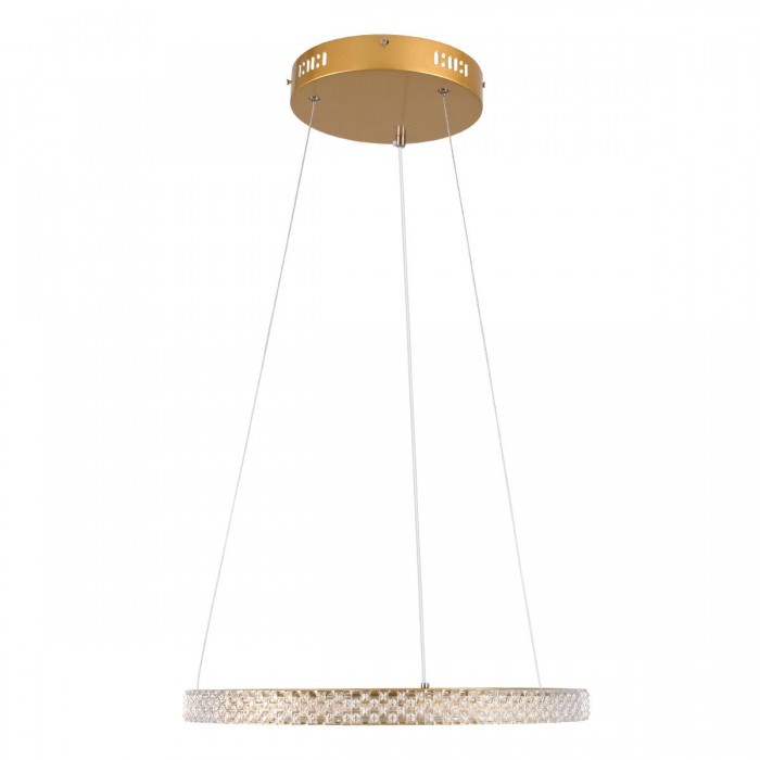 GloboStar® DIAMOND 61129 Κρεμαστό Φωτιστικό Δαχτυλίδι-Κύκλος LED CCT 30W 3513lm 360° AC 220-240V - Εναλλαγή Φωτισμού μέσω Τηλεχειριστηρίου All In One Ψυχρό 6000k+Φυσικό 4500k+Θερμό 2700k Dimmable Φ40cm - Χρυσό Βούρτσας - 3 Years Warranty GloboStar® DIAMOND 61129 Κρεμαστό Φωτιστικό Δαχτυλίδι-Κύκλος LED CCT 30W 3513lm 360° AC 220-240V - Εναλλαγή Φωτισμού μέσω Τηλεχειριστηρίου All In One Ψυχρό 6000k+Φυσικό 4500k+Θερμό 2700k Dimmable Φ40cm - Χρυσό Βούρτσας - 3 Years Warranty