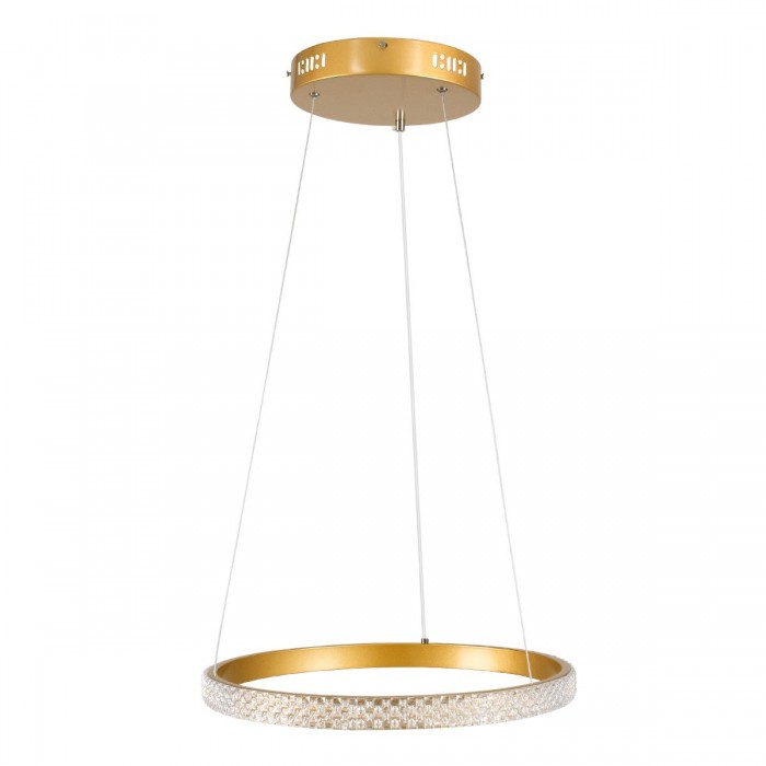 GloboStar® DIAMOND 61129 Κρεμαστό Φωτιστικό Δαχτυλίδι-Κύκλος LED CCT 30W 3513lm 360° AC 220-240V - Εναλλαγή Φωτισμού μέσω Τηλεχειριστηρίου All In One Ψυχρό 6000k+Φυσικό 4500k+Θερμό 2700k Dimmable Φ40cm - Χρυσό Βούρτσας - 3 Years Warranty GloboStar® DIAMOND 61129 Κρεμαστό Φωτιστικό Δαχτυλίδι-Κύκλος LED CCT 30W 3513lm 360° AC 220-240V - Εναλλαγή Φωτισμού μέσω Τηλεχειριστηρίου All In One Ψυχρό 6000k+Φυσικό 4500k+Θερμό 2700k Dimmable Φ40cm - Χρυσό Βούρτσας - 3 Years Warranty