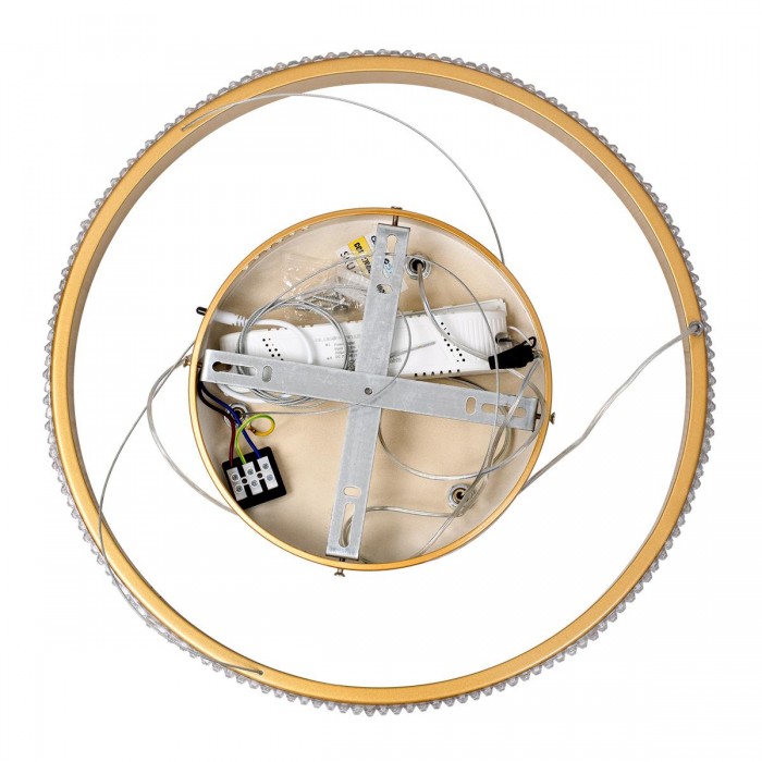 GloboStar® DIAMOND 61129 Κρεμαστό Φωτιστικό Δαχτυλίδι-Κύκλος LED CCT 30W 3513lm 360° AC 220-240V - Εναλλαγή Φωτισμού μέσω Τηλεχειριστηρίου All In One Ψυχρό 6000k+Φυσικό 4500k+Θερμό 2700k Dimmable Φ40cm - Χρυσό Βούρτσας - 3 Years Warranty GloboStar® DIAMOND 61129 Κρεμαστό Φωτιστικό Δαχτυλίδι-Κύκλος LED CCT 30W 3513lm 360° AC 220-240V - Εναλλαγή Φωτισμού μέσω Τηλεχειριστηρίου All In One Ψυχρό 6000k+Φυσικό 4500k+Θερμό 2700k Dimmable Φ40cm - Χρυσό Βούρτσας - 3 Years Warranty