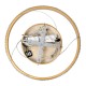 GloboStar® DIAMOND 61129 Κρεμαστό Φωτιστικό Δαχτυλίδι-Κύκλος LED CCT 30W 3513lm 360° AC 220-240V - Εναλλαγή Φωτισμού μέσω Τηλεχειριστηρίου All In One Ψυχρό 6000k+Φυσικό 4500k+Θερμό 2700k Dimmable Φ40cm - Χρυσό Βούρτσας - 3 Years Warranty GloboStar® DIAMOND 61129 Κρεμαστό Φωτιστικό Δαχτυλίδι-Κύκλος LED CCT 30W 3513lm 360° AC 220-240V - Εναλλαγή Φωτισμού μέσω Τηλεχειριστηρίου All In One Ψυχρό 6000k+Φυσικό 4500k+Θερμό 2700k Dimmable Φ40cm - Χρυσό Βούρτσας - 3 Years Warranty
