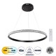 GloboStar® DIAMOND 61130 Κρεμαστό Φωτιστικό Δαχτυλίδι-Κύκλος LED CCT 45W 5230lm 360° AC 220-240V - Εναλλαγή Φωτισμού μέσω Τηλεχειριστηρίου All In One Ψυχρό 6000k+Φυσικό 4500k+Θερμό 2700k Dimmable Φ60cm - Μαύρο - 3 Years Warranty GloboStar® DIAMOND 61130 Κρεμαστό Φωτιστικό Δαχτυλίδι-Κύκλος LED CCT 45W 5230lm 360° AC 220-240V - Εναλλαγή Φωτισμού μέσω Τηλεχειριστηρίου All In One Ψυχρό 6000k+Φυσικό 4500k+Θερμό 2700k Dimmable Φ60cm - Μαύρο - 3 Years Warranty