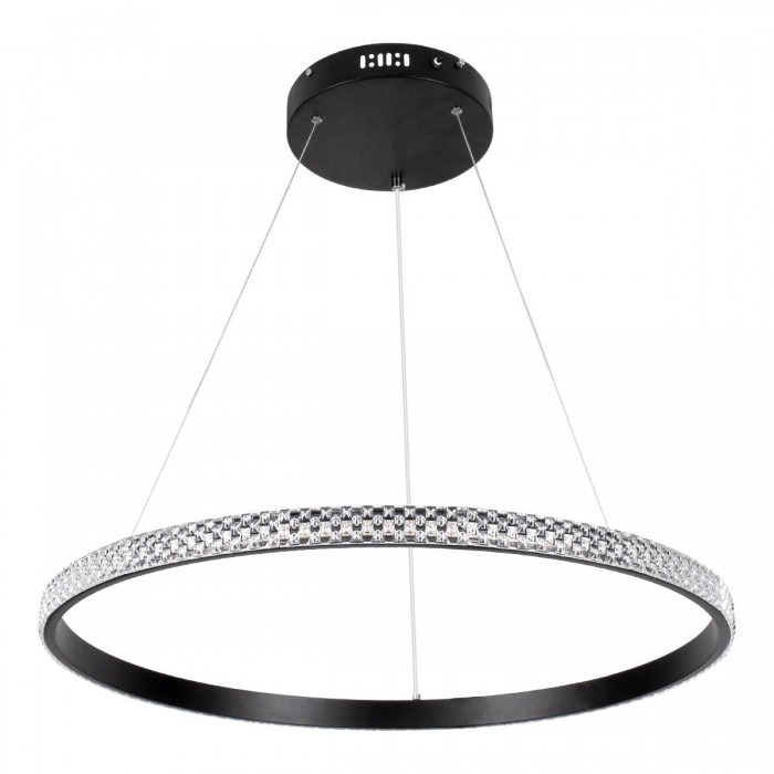 GloboStar® DIAMOND 61130 Κρεμαστό Φωτιστικό Δαχτυλίδι-Κύκλος LED CCT 45W 5230lm 360° AC 220-240V - Εναλλαγή Φωτισμού μέσω Τηλεχειριστηρίου All In One Ψυχρό 6000k+Φυσικό 4500k+Θερμό 2700k Dimmable Φ60cm - Μαύρο - 3 Years Warranty GloboStar® DIAMOND 61130 Κρεμαστό Φωτιστικό Δαχτυλίδι-Κύκλος LED CCT 45W 5230lm 360° AC 220-240V - Εναλλαγή Φωτισμού μέσω Τηλεχειριστηρίου All In One Ψυχρό 6000k+Φυσικό 4500k+Θερμό 2700k Dimmable Φ60cm - Μαύρο - 3 Years Warranty
