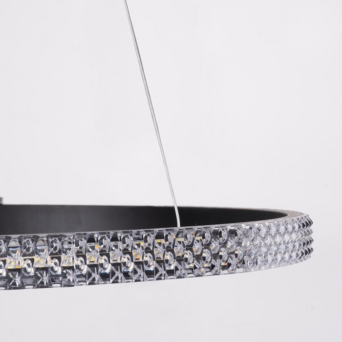 GloboStar® DIAMOND 61130 Κρεμαστό Φωτιστικό Δαχτυλίδι-Κύκλος LED CCT 45W 5230lm 360° AC 220-240V - Εναλλαγή Φωτισμού μέσω Τηλεχειριστηρίου All In One Ψυχρό 6000k+Φυσικό 4500k+Θερμό 2700k Dimmable Φ60cm - Μαύρο - 3 Years Warranty GloboStar® DIAMOND 61130 Κρεμαστό Φωτιστικό Δαχτυλίδι-Κύκλος LED CCT 45W 5230lm 360° AC 220-240V - Εναλλαγή Φωτισμού μέσω Τηλεχειριστηρίου All In One Ψυχρό 6000k+Φυσικό 4500k+Θερμό 2700k Dimmable Φ60cm - Μαύρο - 3 Years Warranty