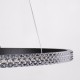 GloboStar® DIAMOND 61130 Κρεμαστό Φωτιστικό Δαχτυλίδι-Κύκλος LED CCT 45W 5230lm 360° AC 220-240V - Εναλλαγή Φωτισμού μέσω Τηλεχειριστηρίου All In One Ψυχρό 6000k+Φυσικό 4500k+Θερμό 2700k Dimmable Φ60cm - Μαύρο - 3 Years Warranty GloboStar® DIAMOND 61130 Κρεμαστό Φωτιστικό Δαχτυλίδι-Κύκλος LED CCT 45W 5230lm 360° AC 220-240V - Εναλλαγή Φωτισμού μέσω Τηλεχειριστηρίου All In One Ψυχρό 6000k+Φυσικό 4500k+Θερμό 2700k Dimmable Φ60cm - Μαύρο - 3 Years Warranty