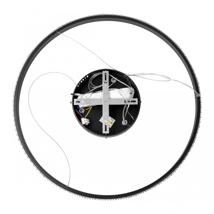 GloboStar® DIAMOND 61130 Κρεμαστό Φωτιστικό Δαχτυλίδι-Κύκλος LED CCT 45W 5230lm 360° AC 220-240V - Εναλλαγή Φωτισμού μέσω Τηλεχειριστηρίου All In One Ψυχρό 6000k+Φυσικό 4500k+Θερμό 2700k Dimmable Φ60cm - Μαύρο - 3 Years Warranty GloboStar® DIAMOND 61130 Κρεμαστό Φωτιστικό Δαχτυλίδι-Κύκλος LED CCT 45W 5230lm 360° AC 220-240V - Εναλλαγή Φωτισμού μέσω Τηλεχειριστηρίου All In One Ψυχρό 6000k+Φυσικό 4500k+Θερμό 2700k Dimmable Φ60cm - Μαύρο - 3 Years Warranty