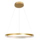 GloboStar® DIAMOND 61131 Κρεμαστό Φωτιστικό Δαχτυλίδι-Κύκλος LED CCT 45W 5230lm 360° AC 220-240V - Εναλλαγή Φωτισμού μέσω Τηλεχειριστηρίου All In One Ψυχρό 6000k+Φυσικό 4500k+Θερμό 2700k Dimmable Φ60cm - Χρυσό Βούρτσας - 3 Years Warranty GloboStar® DIAMOND 61131 Κρεμαστό Φωτιστικό Δαχτυλίδι-Κύκλος LED CCT 45W 5230lm 360° AC 220-240V - Εναλλαγή Φωτισμού μέσω Τηλεχειριστηρίου All In One Ψυχρό 6000k+Φυσικό 4500k+Θερμό 2700k Dimmable Φ60cm - Χρυσό Βούρτσας - 3 Years Warranty
