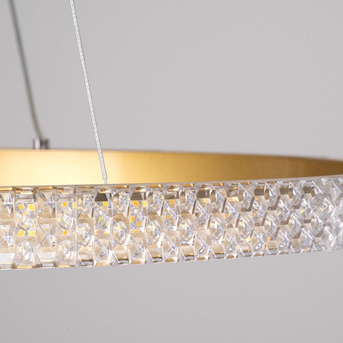 GloboStar® DIAMOND 61131 Κρεμαστό Φωτιστικό Δαχτυλίδι-Κύκλος LED CCT 45W 5230lm 360° AC 220-240V - Εναλλαγή Φωτισμού μέσω Τηλεχειριστηρίου All In One Ψυχρό 6000k+Φυσικό 4500k+Θερμό 2700k Dimmable Φ60cm - Χρυσό Βούρτσας - 3 Years Warranty GloboStar® DIAMOND 61131 Κρεμαστό Φωτιστικό Δαχτυλίδι-Κύκλος LED CCT 45W 5230lm 360° AC 220-240V - Εναλλαγή Φωτισμού μέσω Τηλεχειριστηρίου All In One Ψυχρό 6000k+Φυσικό 4500k+Θερμό 2700k Dimmable Φ60cm - Χρυσό Βούρτσας - 3 Years Warranty