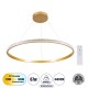 GloboStar® DIAMOND 61133 Κρεμαστό Φωτιστικό Δαχτυλίδι-Κύκλος LED CCT 67W 7689lm 360° AC 220-240V - Εναλλαγή Φωτισμού μέσω Τηλεχειριστηρίου All In One Ψυχρό 6000k+Φυσικό 4500k+Θερμό 2700k Dimmable Φ80cm - Χρυσό Βούρτσας - 3 Years Warranty GloboStar® DIAMOND 61133 Κρεμαστό Φωτιστικό Δαχτυλίδι-Κύκλος LED CCT 67W 7689lm 360° AC 220-240V - Εναλλαγή Φωτισμού μέσω Τηλεχειριστηρίου All In One Ψυχρό 6000k+Φυσικό 4500k+Θερμό 2700k Dimmable Φ80cm - Χρυσό Βούρτσας - 3 Years Warranty