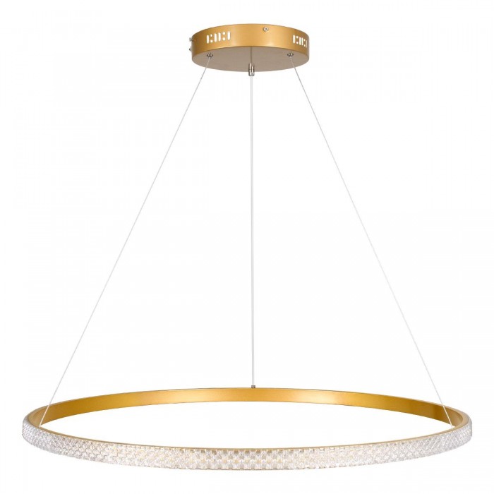GloboStar® DIAMOND 61133 Κρεμαστό Φωτιστικό Δαχτυλίδι-Κύκλος LED CCT 67W 7689lm 360° AC 220-240V - Εναλλαγή Φωτισμού μέσω Τηλεχειριστηρίου All In One Ψυχρό 6000k+Φυσικό 4500k+Θερμό 2700k Dimmable Φ80cm - Χρυσό Βούρτσας - 3 Years Warranty GloboStar® DIAMOND 61133 Κρεμαστό Φωτιστικό Δαχτυλίδι-Κύκλος LED CCT 67W 7689lm 360° AC 220-240V - Εναλλαγή Φωτισμού μέσω Τηλεχειριστηρίου All In One Ψυχρό 6000k+Φυσικό 4500k+Θερμό 2700k Dimmable Φ80cm - Χρυσό Βούρτσας - 3 Years Warranty