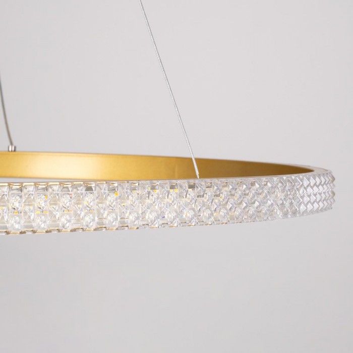 GloboStar® DIAMOND 61133 Κρεμαστό Φωτιστικό Δαχτυλίδι-Κύκλος LED CCT 67W 7689lm 360° AC 220-240V - Εναλλαγή Φωτισμού μέσω Τηλεχειριστηρίου All In One Ψυχρό 6000k+Φυσικό 4500k+Θερμό 2700k Dimmable Φ80cm - Χρυσό Βούρτσας - 3 Years Warranty GloboStar® DIAMOND 61133 Κρεμαστό Φωτιστικό Δαχτυλίδι-Κύκλος LED CCT 67W 7689lm 360° AC 220-240V - Εναλλαγή Φωτισμού μέσω Τηλεχειριστηρίου All In One Ψυχρό 6000k+Φυσικό 4500k+Θερμό 2700k Dimmable Φ80cm - Χρυσό Βούρτσας - 3 Years Warranty