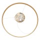 GloboStar® DIAMOND 61133 Κρεμαστό Φωτιστικό Δαχτυλίδι-Κύκλος LED CCT 67W 7689lm 360° AC 220-240V - Εναλλαγή Φωτισμού μέσω Τηλεχειριστηρίου All In One Ψυχρό 6000k+Φυσικό 4500k+Θερμό 2700k Dimmable Φ80cm - Χρυσό Βούρτσας - 3 Years Warranty GloboStar® DIAMOND 61133 Κρεμαστό Φωτιστικό Δαχτυλίδι-Κύκλος LED CCT 67W 7689lm 360° AC 220-240V - Εναλλαγή Φωτισμού μέσω Τηλεχειριστηρίου All In One Ψυχρό 6000k+Φυσικό 4500k+Θερμό 2700k Dimmable Φ80cm - Χρυσό Βούρτσας - 3 Years Warranty