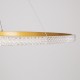 GloboStar® DIAMOND 61135 Κρεμαστό Φωτιστικό Δαχτυλίδι-Κύκλος LED CCT 75W 8743lm 360° AC 220-240V - Εναλλαγή Φωτισμού μέσω Τηλεχειριστηρίου All In One Ψυχρό 6000k+Φυσικό 4500k+Θερμό 2700k Dimmable Φ100cm - Χρυσό Βούρτσας - 3 Years Warranty GloboStar® DIAMOND 61135 Κρεμαστό Φωτιστικό Δαχτυλίδι-Κύκλος LED CCT 75W 8743lm 360° AC 220-240V - Εναλλαγή Φωτισμού μέσω Τηλεχειριστηρίου All In One Ψυχρό 6000k+Φυσικό 4500k+Θερμό 2700k Dimmable Φ100cm - Χρυσό Βούρτσας - 3 Years Warranty