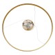 GloboStar® DIAMOND 61135 Κρεμαστό Φωτιστικό Δαχτυλίδι-Κύκλος LED CCT 75W 8743lm 360° AC 220-240V - Εναλλαγή Φωτισμού μέσω Τηλεχειριστηρίου All In One Ψυχρό 6000k+Φυσικό 4500k+Θερμό 2700k Dimmable Φ100cm - Χρυσό Βούρτσας - 3 Years Warranty GloboStar® DIAMOND 61135 Κρεμαστό Φωτιστικό Δαχτυλίδι-Κύκλος LED CCT 75W 8743lm 360° AC 220-240V - Εναλλαγή Φωτισμού μέσω Τηλεχειριστηρίου All In One Ψυχρό 6000k+Φυσικό 4500k+Θερμό 2700k Dimmable Φ100cm - Χρυσό Βούρτσας - 3 Years Warranty