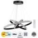 GloboStar® DIAMOND TRIO 61136-DECO Κρεμαστό Φωτιστικό Δαχτυλίδι-Κύκλος LED CCT 100W 12123lm 360° AC 220-240V - Εναλλαγή Φωτισμού μέσω Τηλεχειριστηρίου All In One Ψυχρό 6000k+Φυσικό 4500k+Θερμό 2700k Dimmable Φ25+40+60cm - Μαύρο - 3 Years Warranty GloboStar® DIAMOND TRIO 61136-DECO Κρεμαστό Φωτιστικό Δαχτυλίδι-Κύκλος LED CCT 100W 12123lm 360° AC 220-240V - Εναλλαγή Φωτισμού μέσω Τηλεχειριστηρίου All In One Ψυχρό 6000k+Φυσικό 4500k+Θερμό 2700k Dimmable Φ25+40+60cm - Μαύρο - 3 Years Warranty