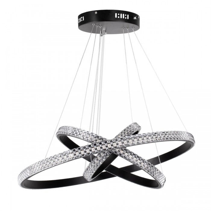 GloboStar® DIAMOND TRIO 61136-DECO Κρεμαστό Φωτιστικό Δαχτυλίδι-Κύκλος LED CCT 100W 12123lm 360° AC 220-240V - Εναλλαγή Φωτισμού μέσω Τηλεχειριστηρίου All In One Ψυχρό 6000k+Φυσικό 4500k+Θερμό 2700k Dimmable Φ25+40+60cm - Μαύρο - 3 Years Warranty GloboStar® DIAMOND TRIO 61136-DECO Κρεμαστό Φωτιστικό Δαχτυλίδι-Κύκλος LED CCT 100W 12123lm 360° AC 220-240V - Εναλλαγή Φωτισμού μέσω Τηλεχειριστηρίου All In One Ψυχρό 6000k+Φυσικό 4500k+Θερμό 2700k Dimmable Φ25+40+60cm - Μαύρο - 3 Years Warranty