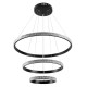 GloboStar® DIAMOND TRIO 61136-DECO Κρεμαστό Φωτιστικό Δαχτυλίδι-Κύκλος LED CCT 100W 12123lm 360° AC 220-240V - Εναλλαγή Φωτισμού μέσω Τηλεχειριστηρίου All In One Ψυχρό 6000k+Φυσικό 4500k+Θερμό 2700k Dimmable Φ25+40+60cm - Μαύρο - 3 Years Warranty GloboStar® DIAMOND TRIO 61136-DECO Κρεμαστό Φωτιστικό Δαχτυλίδι-Κύκλος LED CCT 100W 12123lm 360° AC 220-240V - Εναλλαγή Φωτισμού μέσω Τηλεχειριστηρίου All In One Ψυχρό 6000k+Φυσικό 4500k+Θερμό 2700k Dimmable Φ25+40+60cm - Μαύρο - 3 Years Warranty