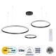 GloboStar® DIAMOND TRIO 61144 Κρεμαστό Φωτιστικό Δαχτυλίδι-Κύκλος LED CCT 120W 14723lm 360° AC 220-240V - Εναλλαγή Φωτισμού μέσω Τηλεχειριστηρίου All In One Ψυχρό 6000k+Φυσικό 4500k+Θερμό 2700k Dimmable Φ40+60+80cm - Μαύρο - 3 Years Warranty GloboStar® DIAMOND TRIO 61144 Κρεμαστό Φωτιστικό Δαχτυλίδι-Κύκλος LED CCT 120W 14723lm 360° AC 220-240V - Εναλλαγή Φωτισμού μέσω Τηλεχειριστηρίου All In One Ψυχρό 6000k+Φυσικό 4500k+Θερμό 2700k Dimmable Φ40+60+80cm - Μαύρο - 3 Years Warranty