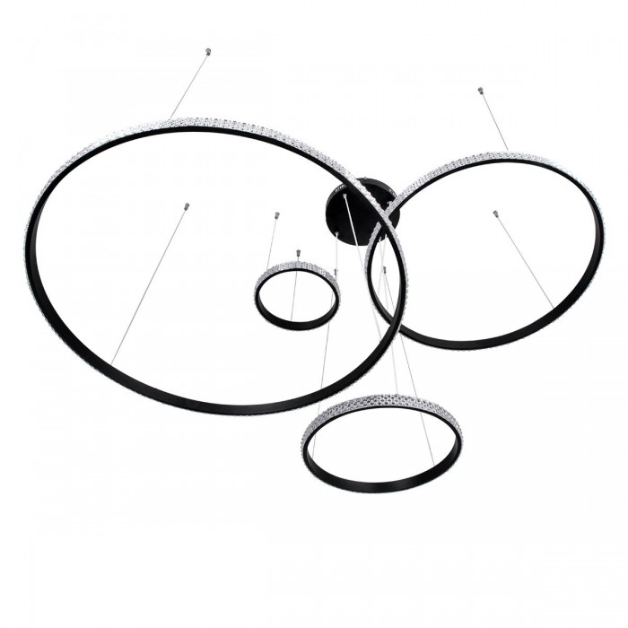 GloboStar® DIAMOND TETRA 61148 Κρεμαστό Φωτιστικό Δαχτυλίδι-Κύκλος LED CCT 150W 18379lm 360° AC 220-240V - Εναλλαγή Φωτισμού μέσω Τηλεχειριστηρίου All In One Ψυχρό 6000k+Φυσικό 4500k+Θερμό 2700k Dimmable Φ25+40+60+80cm - Μαύρο - 3 Years Warranty GloboStar® DIAMOND TETRA 61148 Κρεμαστό Φωτιστικό Δαχτυλίδι-Κύκλος LED CCT 150W 18379lm 360° AC 220-240V - Εναλλαγή Φωτισμού μέσω Τηλεχειριστηρίου All In One Ψυχρό 6000k+Φυσικό 4500k+Θερμό 2700k Dimmable Φ25+40+60+80cm - Μαύρο - 3 Years Warranty