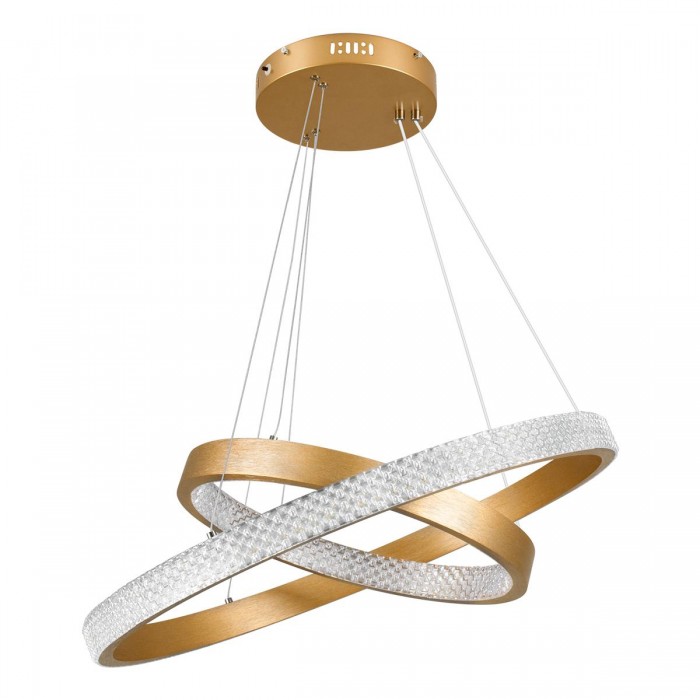 GloboStar® DIAMOND DUO 61151-DECO Κρεμαστό Φωτιστικό Δαχτυλίδι-Κύκλος LED CCT 75W 8743lm 360° AC 220-240V - Εναλλαγή Φωτισμού μέσω Τηλεχειριστηρίου All In One Ψυχρό 6000k+Φυσικό 4500k+Θερμό 2700k Dimmable Φ40+60cm - Χρυσό Βούρτσας - 3 Years Warranty GloboStar® DIAMOND DUO 61151-DECO Κρεμαστό Φωτιστικό Δαχτυλίδι-Κύκλος LED CCT 75W 8743lm 360° AC 220-240V - Εναλλαγή Φωτισμού μέσω Τηλεχειριστηρίου All In One Ψυχρό 6000k+Φυσικό 4500k+Θερμό 2700k Dimmable Φ40+60cm - Χρυσό Βούρτσας - 3 Years Warranty